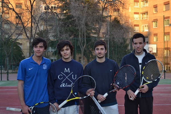 Equipo de Tenis del CM Alcalá en la final