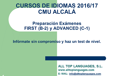 Cursos de Idiomas en el CM Alcalá